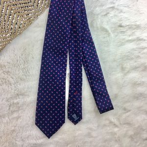 CHAPS Mens Classic Tie Blue Red Excellent Condition